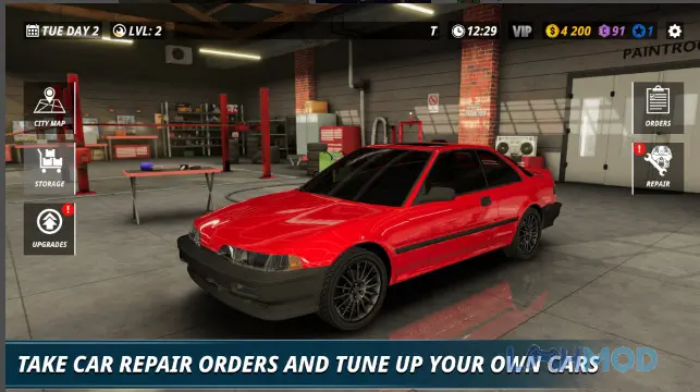 Ảnh 2 của Car Mechanic Simulator: Racing Mod 1.0.18 (Mua hàng Free) Android Chi tiết xe trong Car Mechanic Simulator: Racing Mod