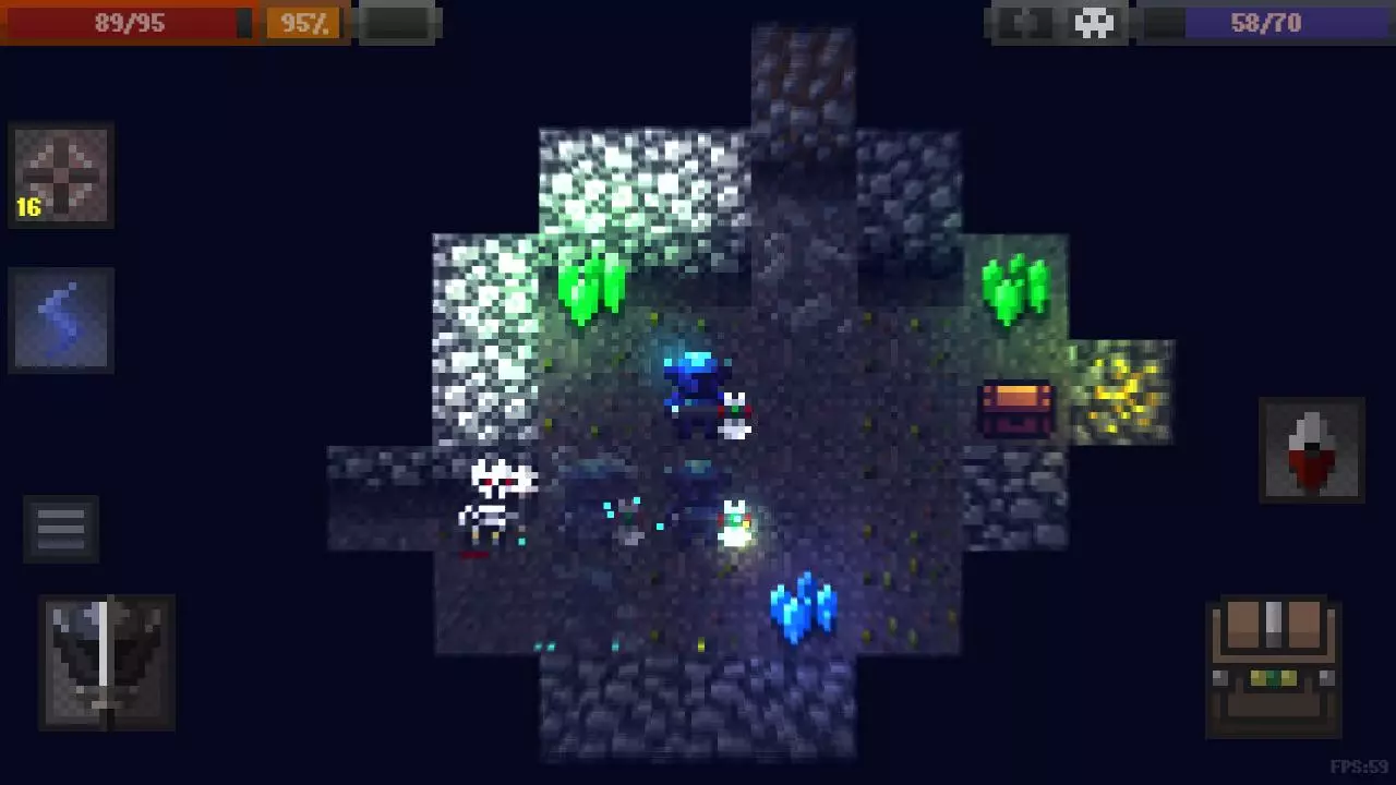 Ảnh 2 của Tải Caves Roguelike Mod APK 0.95.2.3 (Vô hạn tiền, Không quảng cáo) Tải Caves Roguelike Mod APK