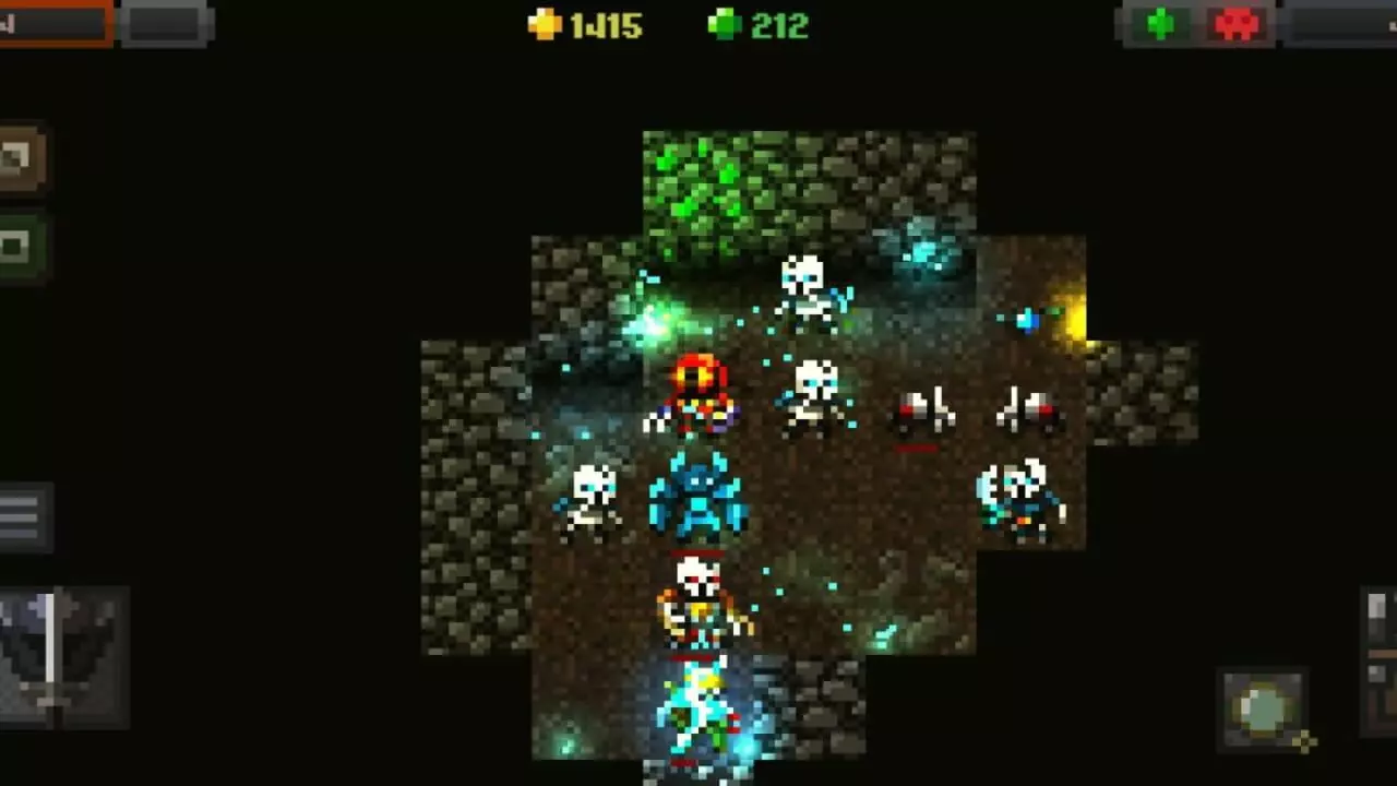 Ảnh 3 của Tải Caves Roguelike Mod APK 0.95.2.3 (Vô hạn tiền, Không quảng cáo) Caves Roguelike Mod Gameplay