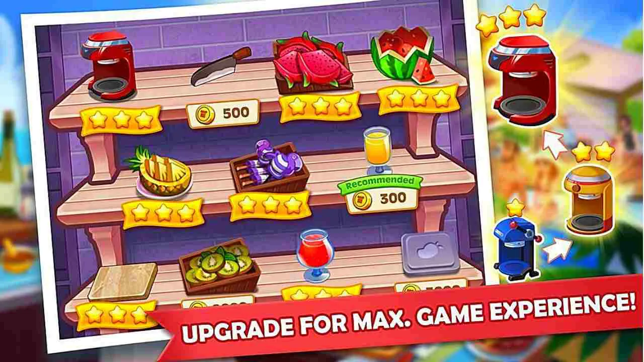 Ảnh 3 của Tải game Cooking Madness Mod APK v2.9.6 (Vô Hạn Tiền, Kim Cương) Bàn bếp với nhiều nguyên liệu tươi ngon và dụng cụ nấu nướng hiện đại trong Cooking Madness Mod