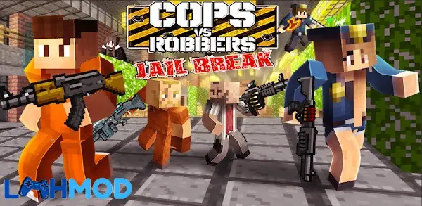 Ảnh 2 của Cops Vs Robbers Jailbreak APK 1.130 cho Android iOS Một cảnh giao tranh giữa cảnh sát và tội phạm trong Cops Vs Robbers Jailbreak