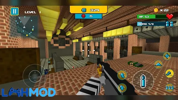 Ảnh 4 của Cops Vs Robbers Jailbreak APK 1.130 cho Android iOS Cảnh cảnh sát và tội phạm đối đầu trên bản đồ