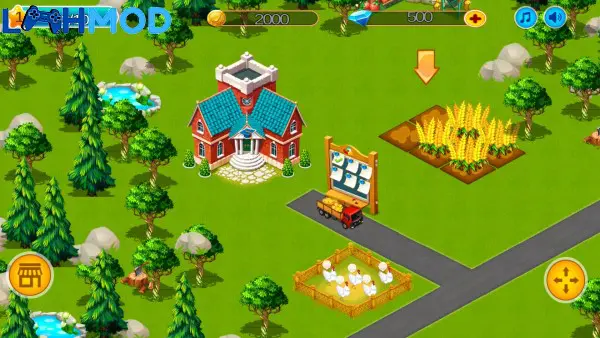 Ảnh 2 của Crazy Farm Town Village Games APK 1.7 Android iOS Cảnh quan Crazy Farm Town Village Games 1