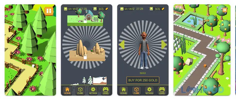 Ảnh 2 của Tải Dancing Cube Apk v2.6.3 cho Android iOs Màn chơi sống động trong Dancing Cube với khối lập phương di chuyển theo nhạc