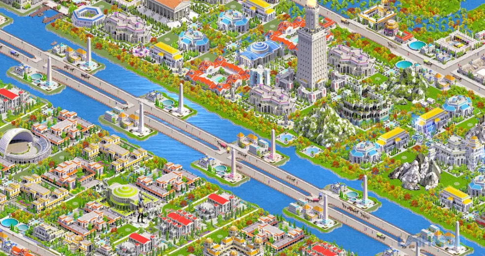 Ảnh 2 của Tải Designer City Empire Edition Mod Apk 1.15 (Vô Hạn Tiền) cho Android iOs Thành phố cổ kính trong Designer City Empire Edition