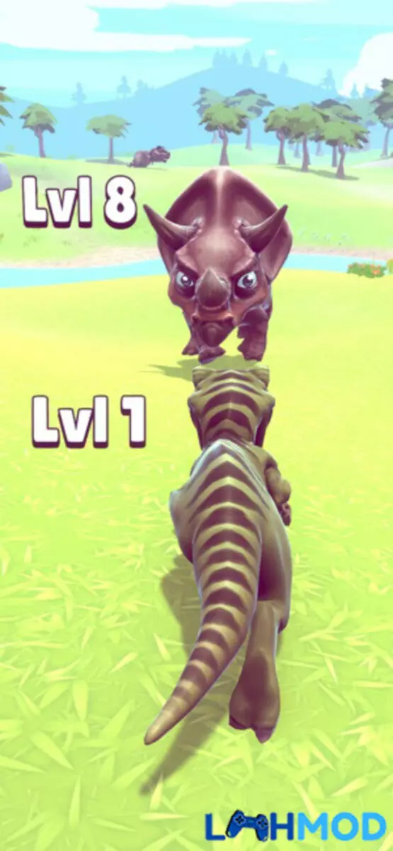 Ảnh 2 của Tải game Dino.io 3D Apk 1.0.8 cho Android, IOS Dino.io 3D trong đấu trường