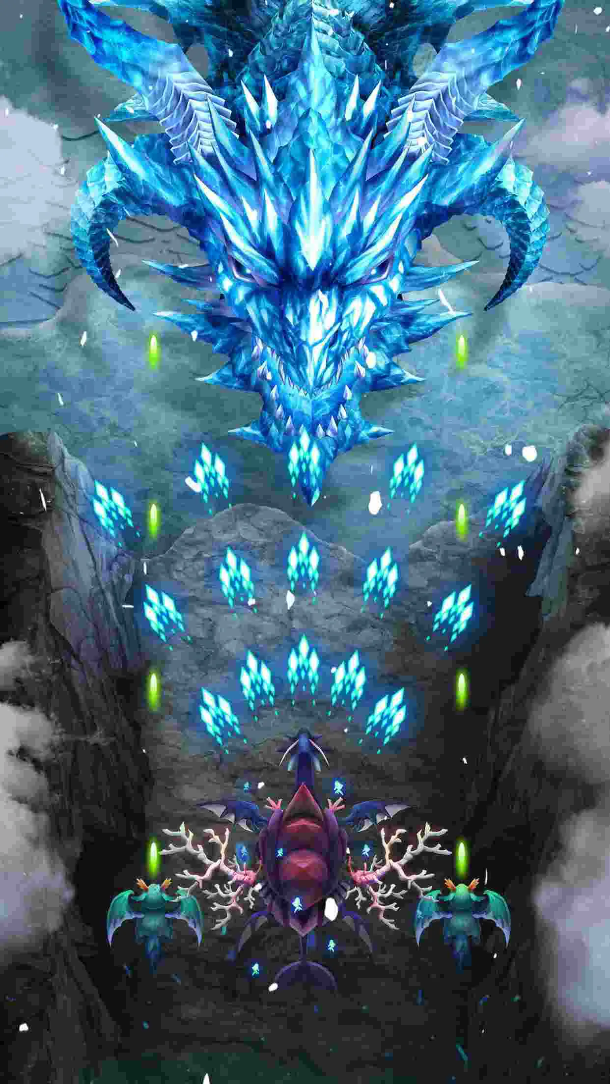 Ảnh 5 của Tải game Dragon shooter Mod APK V1.1.14 (Vô hạn tiền/Sát thương cao, tốc độ bắn) Rồng đang chiến đấu trong Dragon Shooter