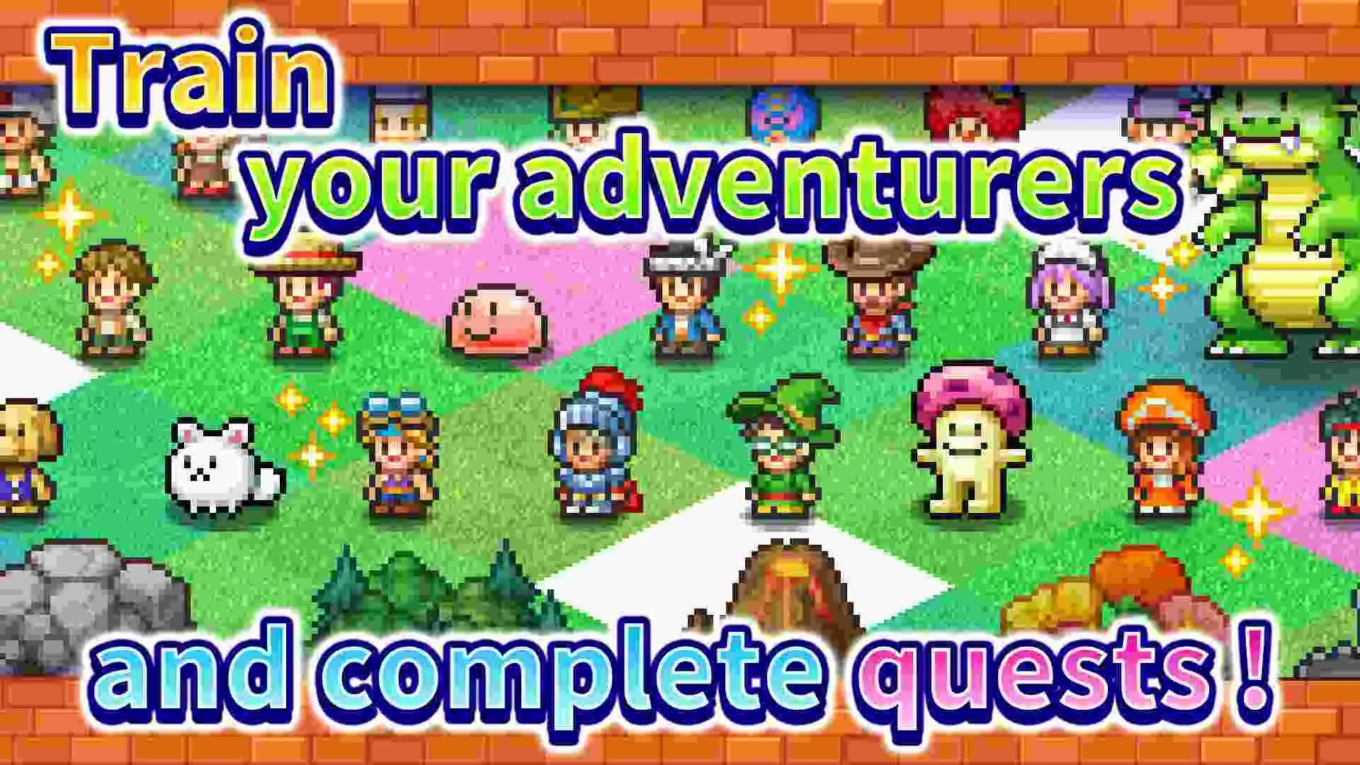 Ảnh 4 của Dungeon Village 2 Mod APK v1.5.0 (Menu, Vô Hạn Tiền) Một cảnh chiến đấu trong Dungeon Village 2 Mod với các anh hùng và quái vật