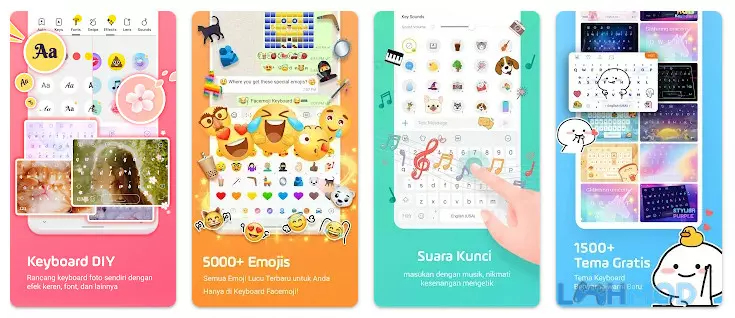 Ảnh 2 của Tải Facemoji Emoji Keyboard & Fonts Mod Apk 2.9.3.2 (Mở khóa VIP) cho Android iOs Giao diện tùy chỉnh bàn phím của Facemoji Emoji Keyboard & Fonts