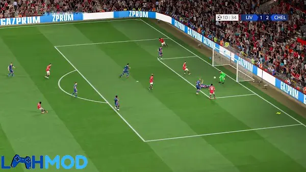 Ảnh 2 của Football 2023 Soccer Ball Game APK 0.2 Android iOS Cảnh một trận đấu căng thẳng trong Football 2023 Soccer Ball Game