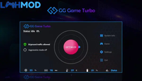 Ảnh 3 của Tải ứng dụng Game Turbo APK 3.2 cho Android iOS Bảng điều khiển Game Turbo với các tùy chọn tối ưu