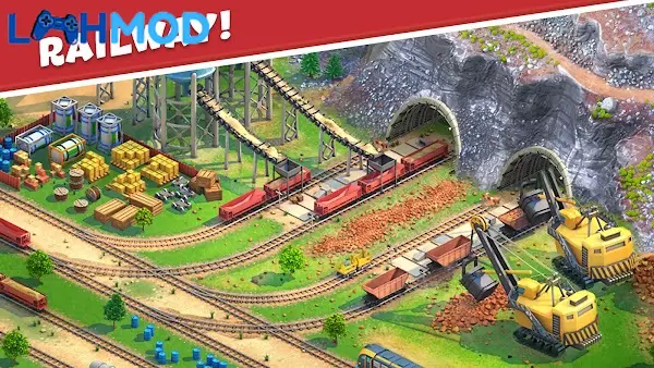 Ảnh 2 của Global City MOD APK 0.6.7829 (Vô hạn tiền) Android iOS Cận cảnh một phần thành phố đang phát triển trong Global City