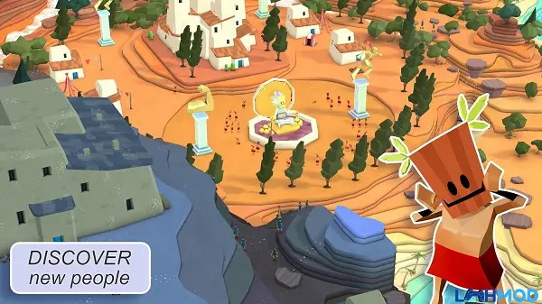 Ảnh 2 của Tải Godus Mod Apk 0.0.28241 (Vô hạn tiền) cho Android, IOS Thế giới trong Godus được định hình bởi sức mạnh thần thánh