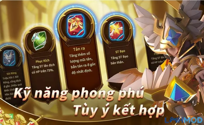 Ảnh 4 của Tải Hành Trình Bất Tận Mod Apk 2.6.0.6 (Hack Bất tử, Menu mod) Hình ảnh hệ thống kỹ năng của Hành Trình Bất Tận