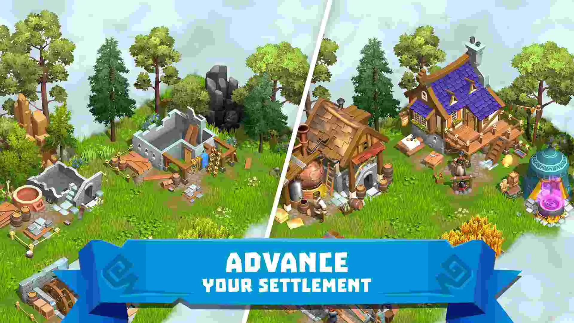 Ảnh 4 của Tải game Heroes of Fate and Fortune Mod APK 0.11.1 (Mở Khoá) Giao diện tổng quan Heroes of Fate and Fortune Mod với các biểu tượng chức năng và bản đồ thế giới