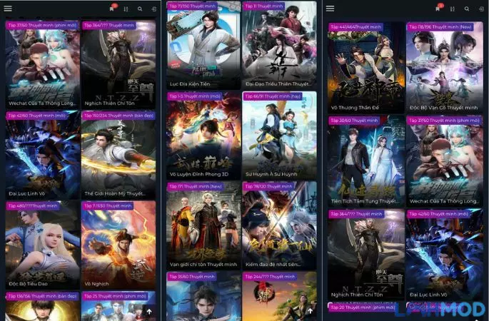 Ảnh 2 của Ứng Dụng Xem Phim Hoạt Hình HH3DHAY Miễn Phí Kho phim hoạt hình 3D Trung Quốc đồ sộ của HH3DHAY