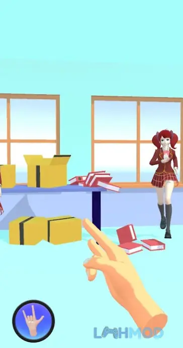 Ảnh 3 của Tải High School Fight Apk 21 cho Android iOs Nữ sinh yandere sẵn sàng tham gia thử thách trong High School Fight