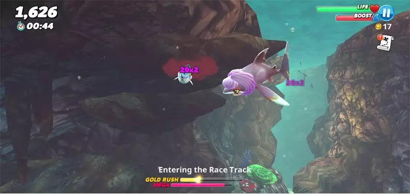 Ảnh 3 của Tải game Hungry Shark World Mod APK v6.7.7 (Menu, Vô Hạn Tiền) Trải nghiệm cá mập khổng lồ trong Hungry Shark World Mod APK