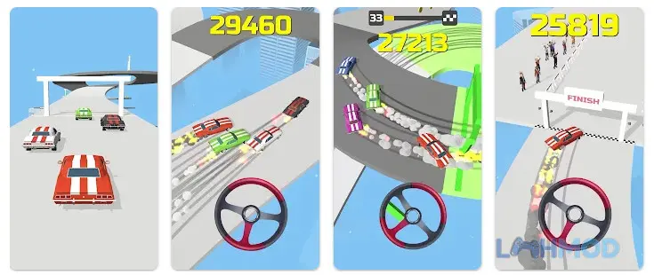 Ảnh 2 của Tải Hyper Drift Mod Apk 1.22.2 (Free Shopping) cho Android iOs Nội thất xe đua trong Hyper Drift Mod