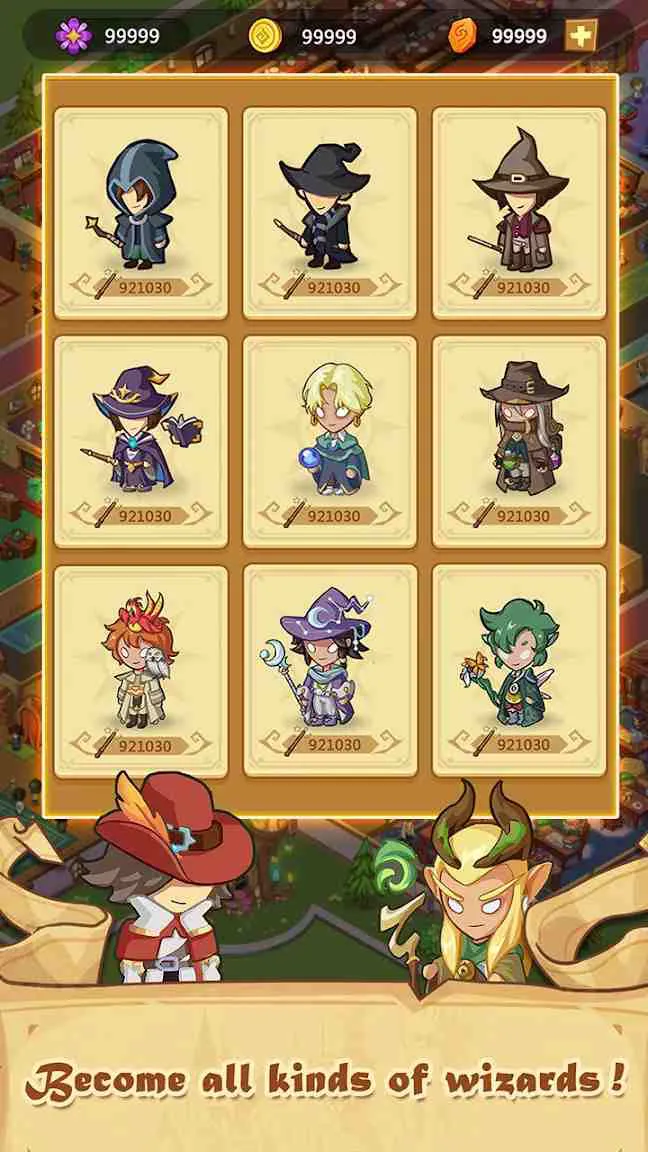 Ảnh 5 của Tải game Idle Magic School Mod APK 2.4.0 (Vô Hạn Magic Stones) Tuyển dụng giáo viên và quản lý tài nguyên