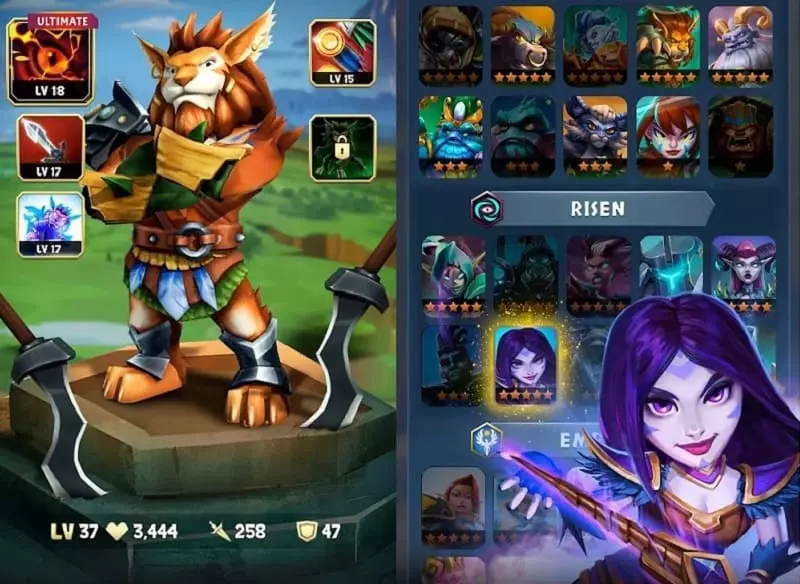 Ảnh 2 của Tải game Kingdom Boss Mod APK 0.1.3398 (High HP/DMG/DEF) Chiến trường Kingdom Boss Mod với các anh hùng đang chiến đấu