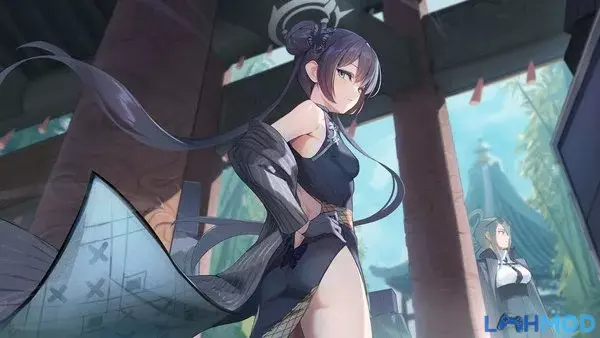 Ảnh 1 của Download Kisaki Blue Archive Apk 7.0.0 ( Mod vô hạn tiền) Giao diện chiến đấu của Kisaki Blue Archive với các học viên