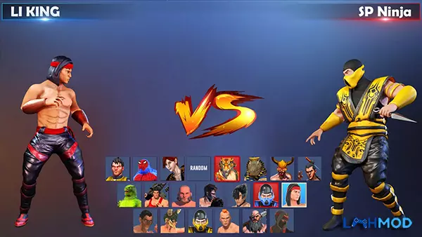 Ảnh 1 của Tải Kung Fu Street Fighting Hero MOD APK 1.0.77 (Vô hạn tiền) Võ sĩ Kung Fu chuẩn bị tung đòn quyết định trong trận chiến