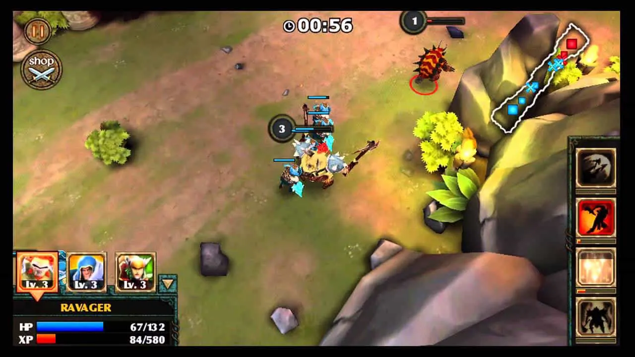 Ảnh 3 của Legendary Heroes MOBA Offline Mod APK 3.2.0 (Vô hạn tiền) Giao diện chọn nhân vật trong Legendary Heroes MOBA Offline Mod Apk