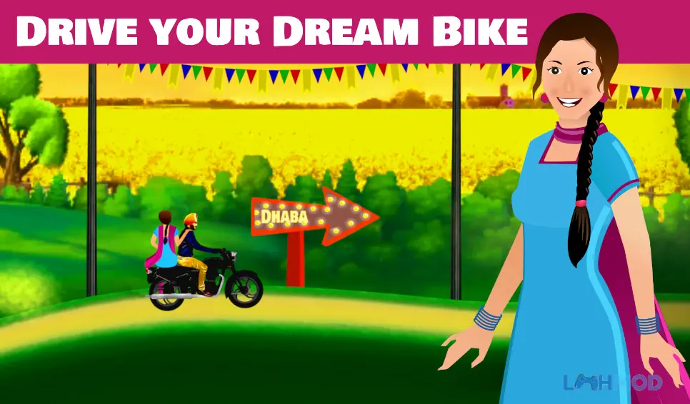 Ảnh 3 của Tải Lofty Rides Mod Apk 5.93 (Đã mở khóa) cho Android iOs Hai chiếc xe đang đua tốc độ cao trên đường vào buổi tối.