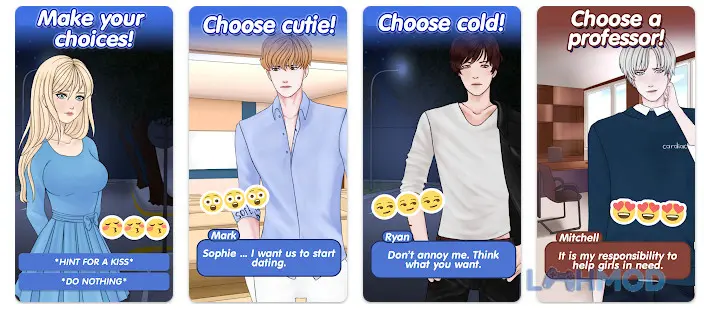 Ảnh 1 của Tải Love is forbidden offline Apk 1.9.5 cho Android iOs Cảnh Sophie đang suy nghĩ về mối tình bị cấm đoán của mình