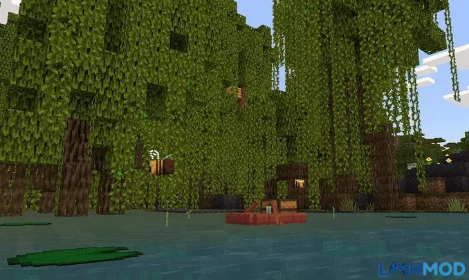 Ảnh 5 của Tải Minecraft 1.19.0 Apk Tiếng Việt Cho Android Miễn Phí Quần thể đầm lầy trong Minecraft 1.19.0