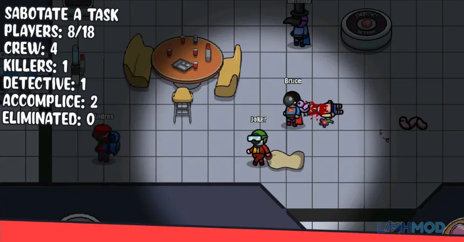 Ảnh 3 của Tải Murder us Apk 1.0.66 cho Android iOs Màn hình bỏ phiếu loại bỏ nghi phạm trong Murder Us