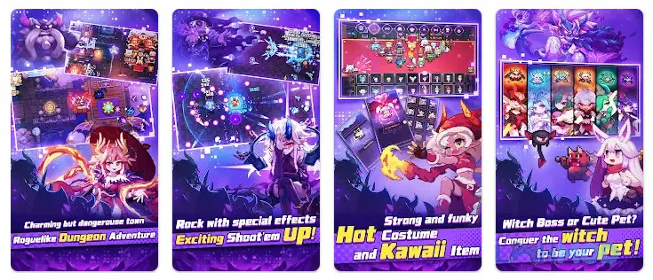 Ảnh 2 của Tải game My Heroes Dungeon Raid Mod Apk 12.38.0 (Damage/Defense Multiplier, Dumb Enemy)cho Android iOs Cảnh chiến đấu trong My Heroes Dungeon Raid với đồ họa pixel