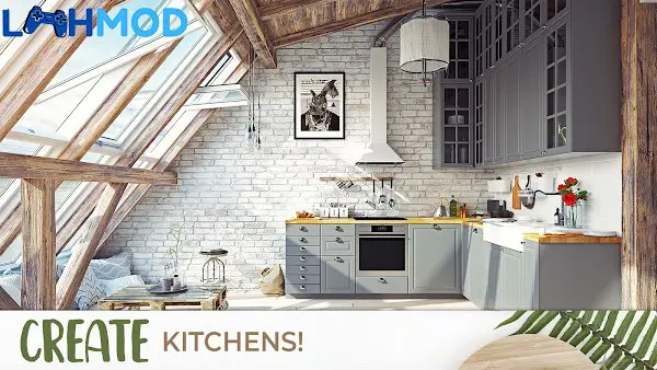 Ảnh 3 của My Home Makeover Design: Games APK 3.3 Android iOS My Home Makeover Design: Games – Nội thất hiện đại trong một căn phòng đã hoàn thiện
