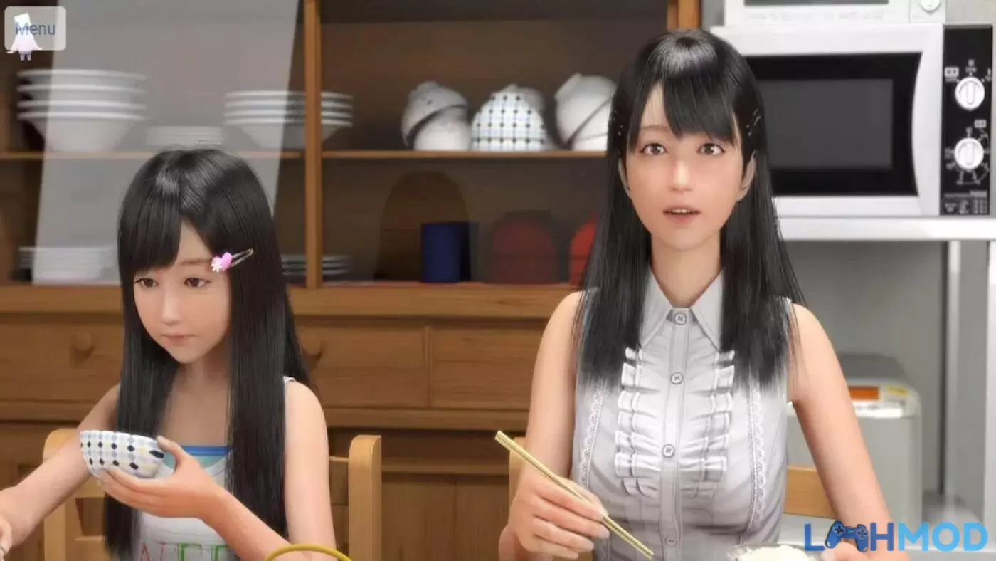 Ảnh 1 của Tải Neet And Angel Apk V1.38 Việt Hoá Cho Android Nhân vật chính và thiên thần Angel trong game Neet and Angel