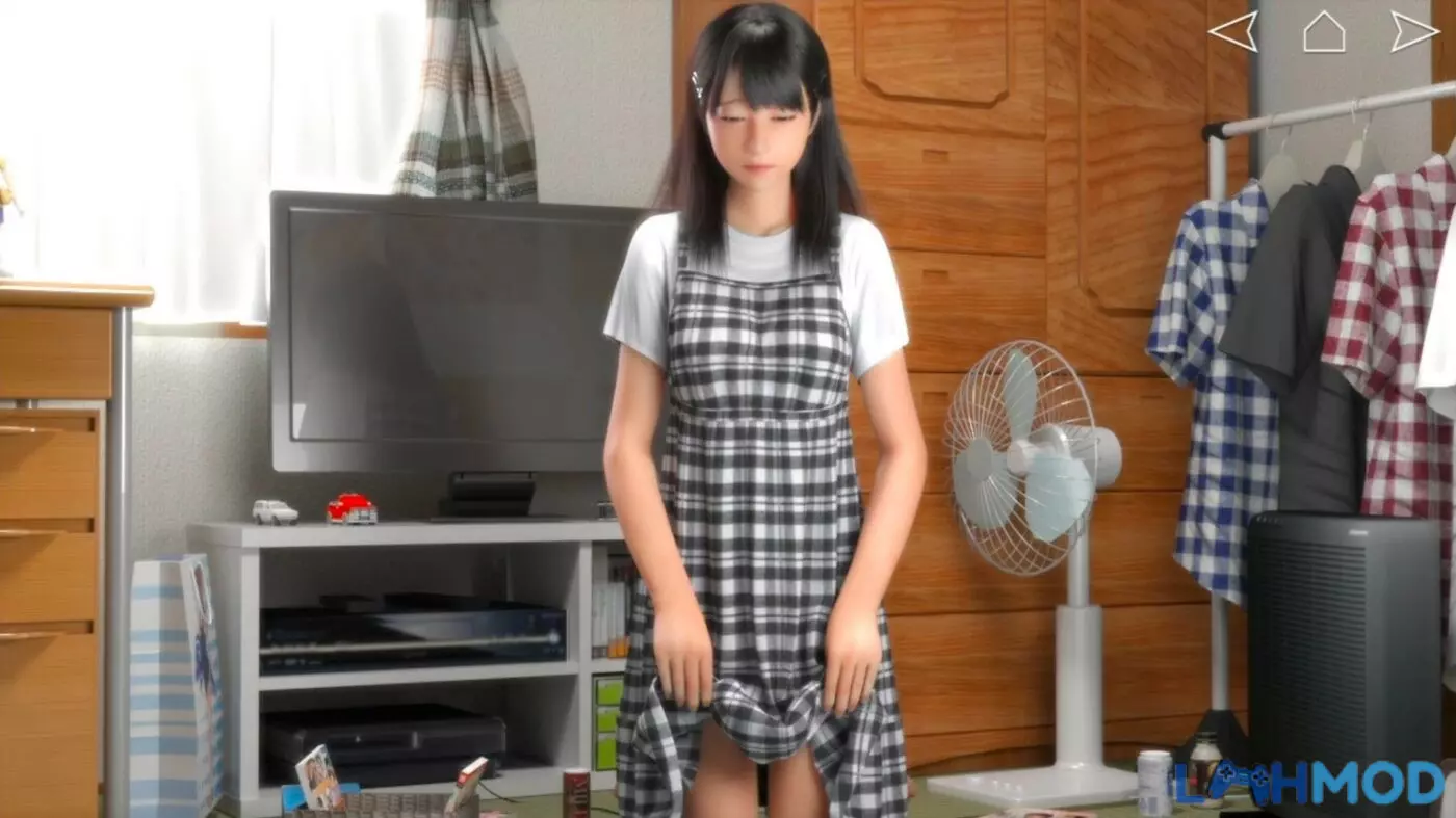 Ảnh 2 của Tải Neet And Angel Apk V1.38 Việt Hoá Cho Android Giao diện lựa chọn tương tác trong gameplay của Neet and Angel