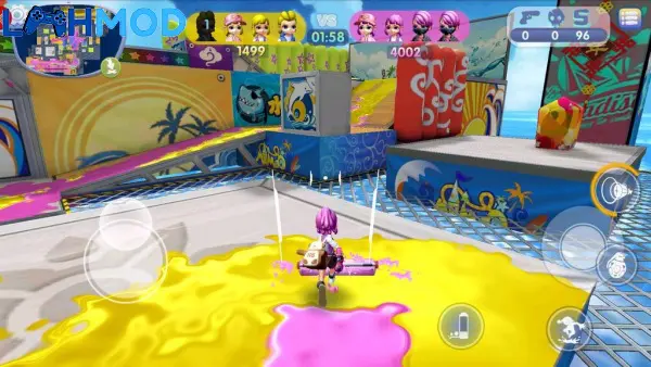 Ảnh 2 của Tải trò chơi Paintman Go APK 1.12.02 cho Android iOS Người chơi đang xây dựng trong Paintman Go