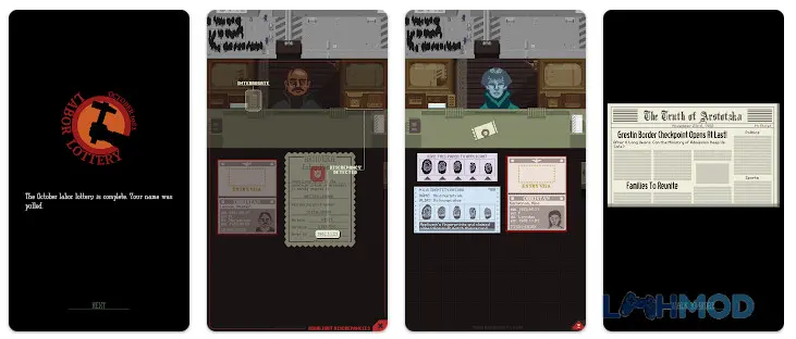 Ảnh 4 của Tải Papers Please Apk 1.4.3 cho Android iOs Trạm kiểm soát Papers Please với nhiều thủ tục cần kiểm tra