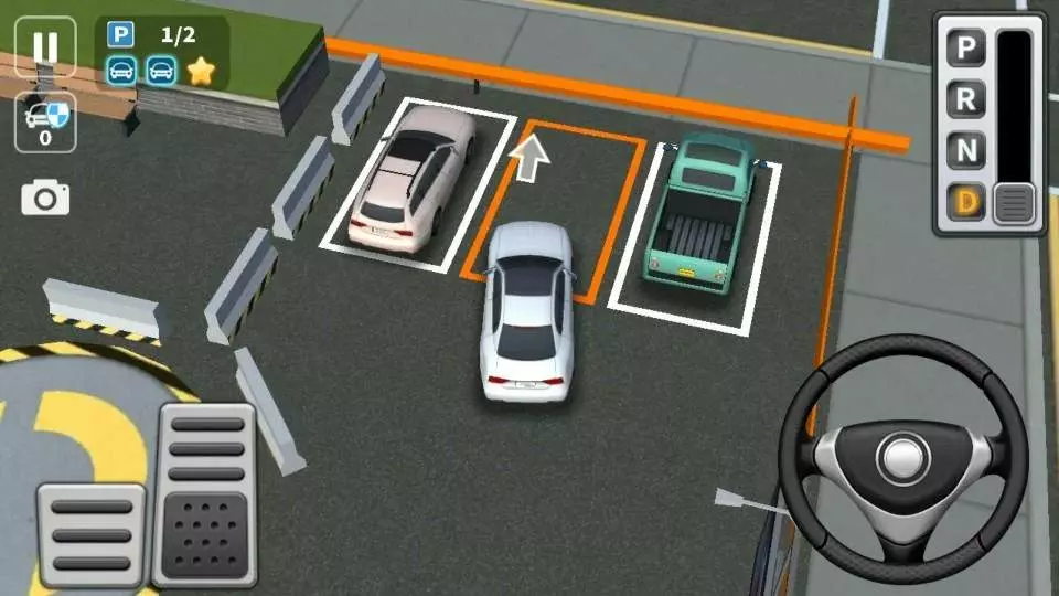 Ảnh 2 của Tải game Parking King Mod APK 1.0.28 (Vô Hạn Tiền) Giao diện điều khiển trong Parking King Mod