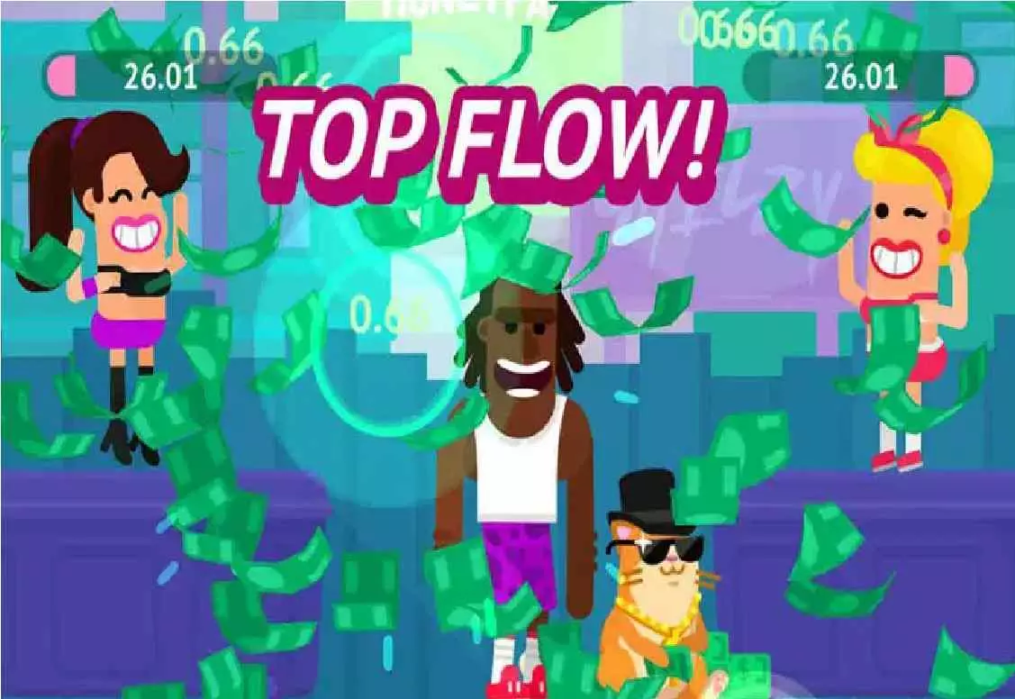 Ảnh 5 của Partymasters Mod APK 1.3.10 (Menu, Vô Hạn Coins) Nhân vật Partymasters trên sân khấu rực rỡ