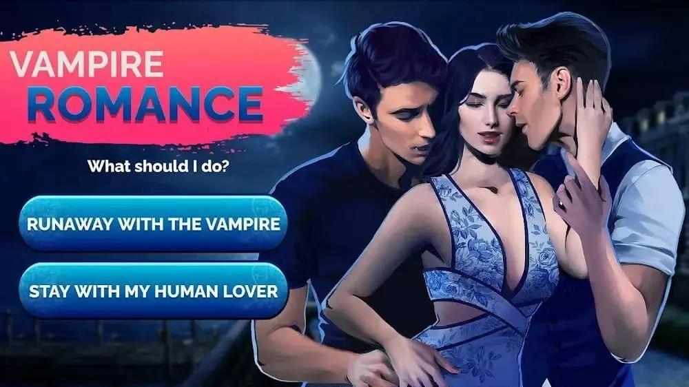 Ảnh 1 của Tải game Passionate Creatures Series Mod APK 1.0.13 (Vô hạn kim cương, Lựa chọn cao cấp) Giao diện lựa chọn cốt truyện trong Passionate Creatures Series Mod