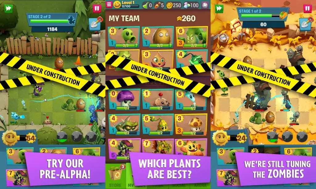 Ảnh 2 của Plants vs Zombies 3 Mod APK 1.0.15 (Vô Hạn Sun, Mặt Trời) Cảnh gameplay trong Plants vs Zombies 3 Mod với dàn cây đa dạng