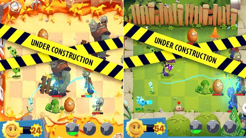 Ảnh 3 của Plants vs Zombies 3 Mod APK 1.0.15 (Vô Hạn Sun, Mặt Trời) Giao diện game Plants vs Zombies 3 Mod với nhiều loại cây và zombie