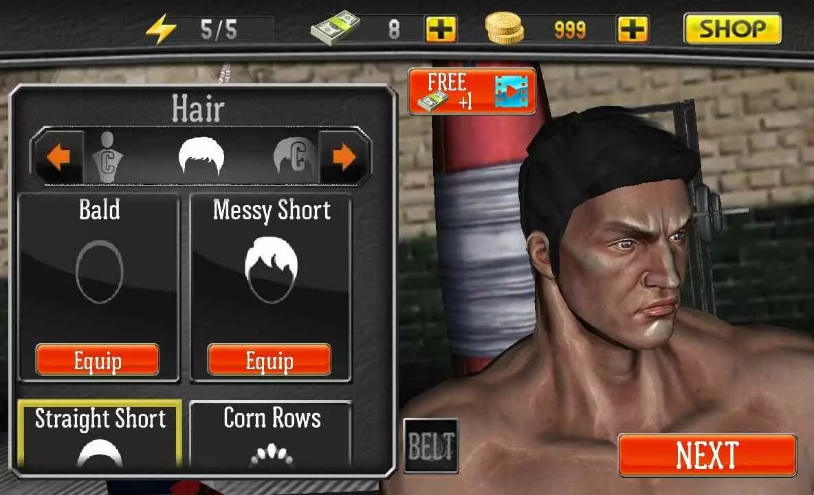 Ảnh 4 của Punch Boxing 3D Mod APK 1.1.4 (Menu, Vô Hạn Tiền, Gold) Trận đấu quyền anh căng thẳng với hiệu ứng đẹp mắt