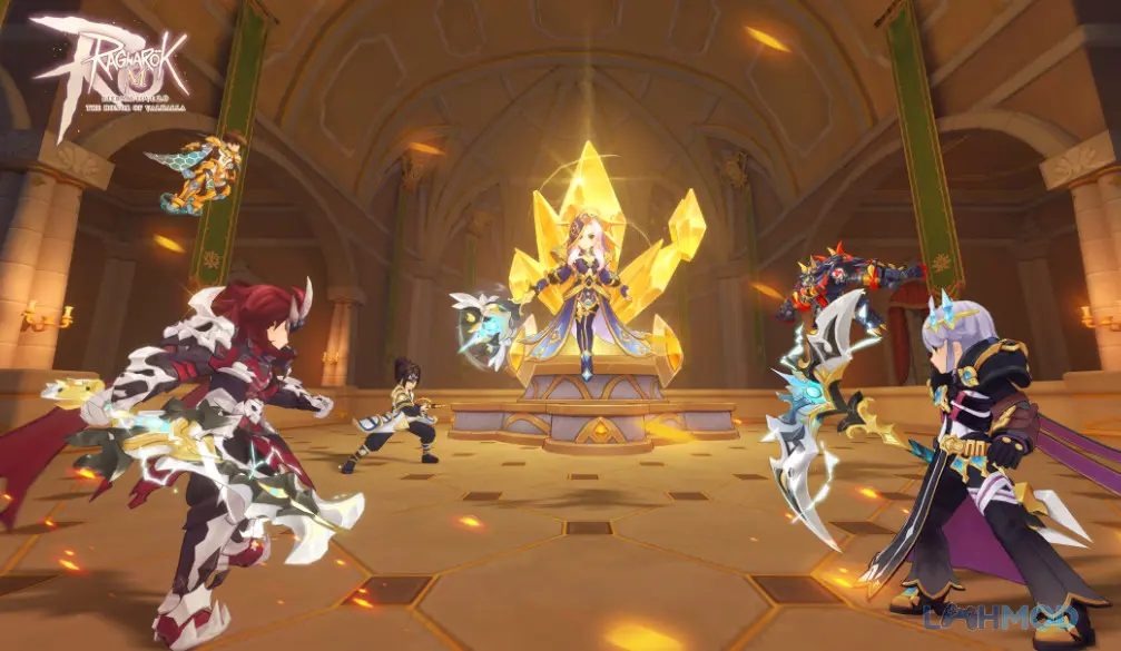 Ảnh 1 của Tải Ragnarok M:Eternal Love Apk 1.0.86 cho Android iOs Cảnh chiến đấu trong Ragnarok M: Eternal Love với các nhân vật và quái vật