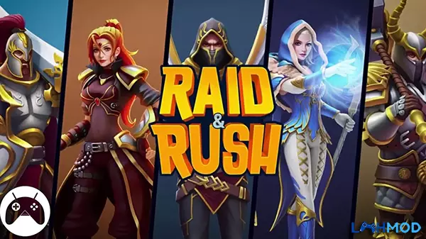 Ảnh 4 của Tải Raid & Rush MOD APK 1.1.16 (Phần thưởng miễn phí) Android iOS Màn hình giao diện tải game trên điện thoại