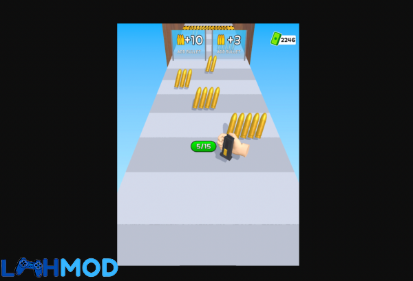 Ảnh 2 của Tải Reload Rush APK 1.1.0 cho Android iOS Mô tả cảnh chiến đấu trong Reload Rush với nhiều zombie