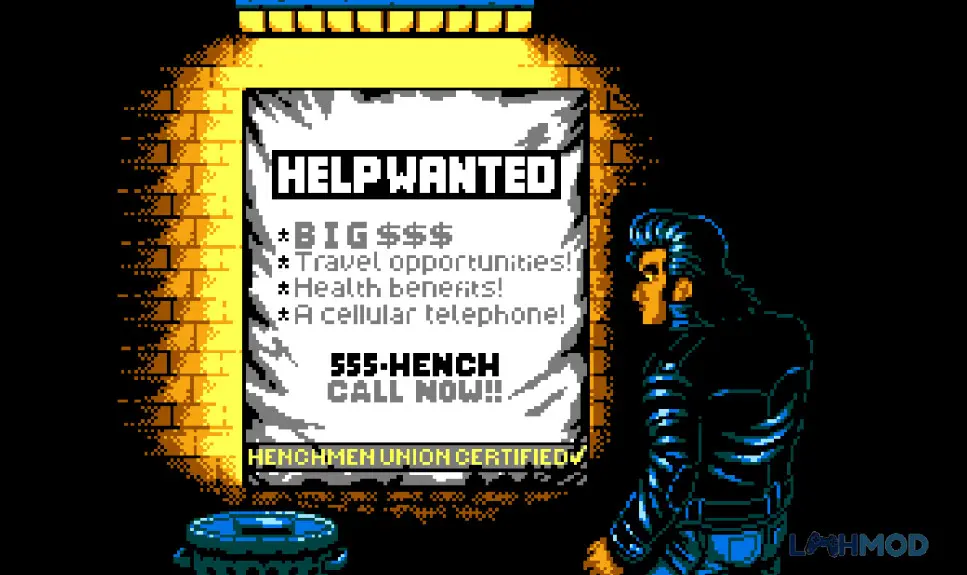 Ảnh 3 của Tải Retro City Rampage DX Mod Apk 1.0.8 (Đã mở khóa) cho Android iOs Tùy chỉnh nhân vật trong Retro City Rampage DX với nhiều lựa chọn trang phục