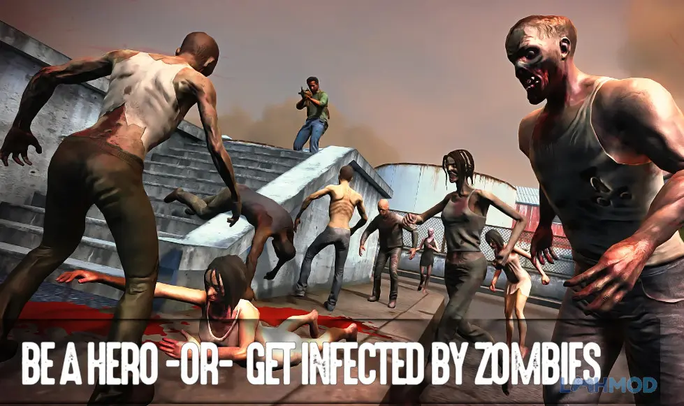 Ảnh 3 của Tải Rise Of Survival Walking Dead Apk 1.1.1 cho Android iOs Một thợ săn zombie chuyên nghiệp đang ngắm bắn mục tiêu