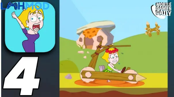 Ảnh 3 của Tải Save the Guy APK 0.1.448 cho Android iOS Chàng trai đang cố gắng mở khóa một cánh cửa hoặc giải một câu đố trong bối cảnh tối